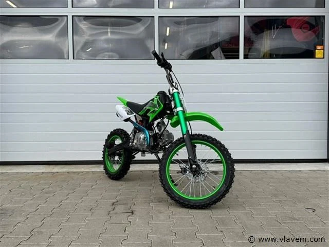 Sro 125cc crossmotor (groen) - afbeelding 6 van  6