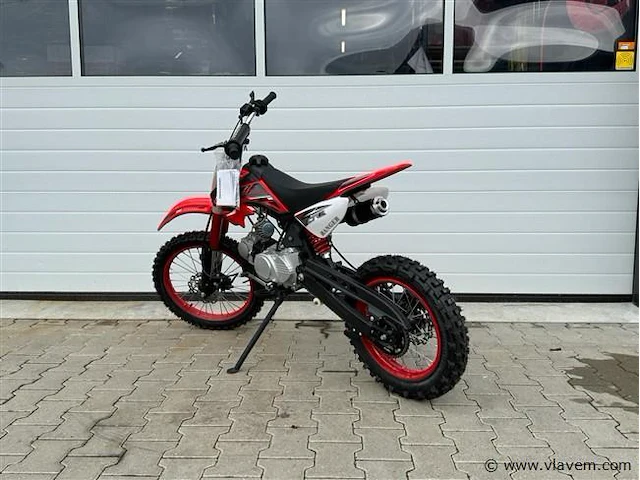 Sro 125cc crossmotor (rood) - afbeelding 5 van  6