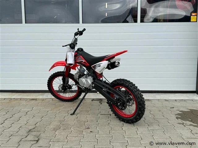 Sro 125cc crossmotor (rood) - afbeelding 5 van  6