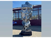 Sssssssssshht mask h200cm old silver - afbeelding 1 van  1