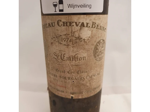 St emilion château cheval blanc 1er grand cru classé 1974 - afbeelding 2 van  7