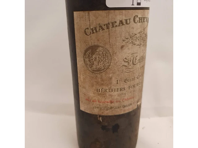 St emilion château cheval blanc 1er grand cru classé 1974 - afbeelding 3 van  7