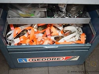 St gereedschapskast gedore vv roldeur, inh lot div handgereedschappen - afbeelding 3 van  3