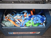 St gereedschapskast gedore vv roldeur, inh lot div handgereedschappen - afbeelding 5 van  5