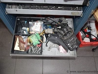 St gereedschapskast vv roldeur, inh lot div handgereedschappen - afbeelding 4 van  4