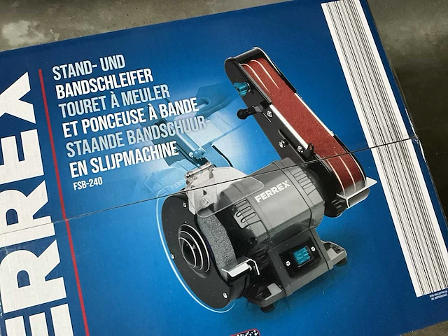 Staande bandschuur- en slijpmachine ferrex fsb-240 - afbeelding 2 van  3