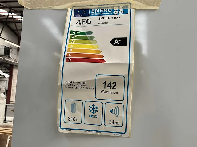 Staande inbouw koelkast aeg - afbeelding 3 van  7