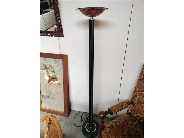Staande lamp groene kleur - afbeelding 1 van  1