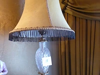Staande lamp vv kristallen voet - afbeelding 1 van  3