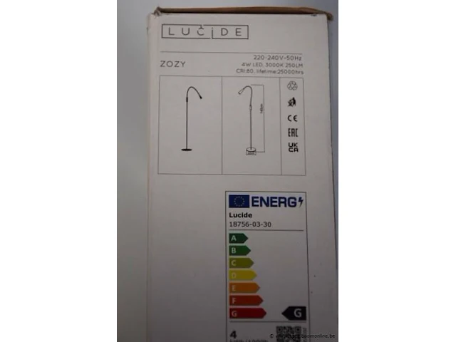 Staande led lamp lucide zozy - afbeelding 2 van  2
