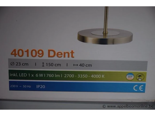 Staande ledlamp fischer & honsel dent - afbeelding 2 van  2