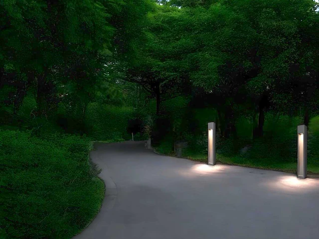 Staande tuinlamp 70cm gu10 fitting waterdicht (2x) - afbeelding 3 van  4