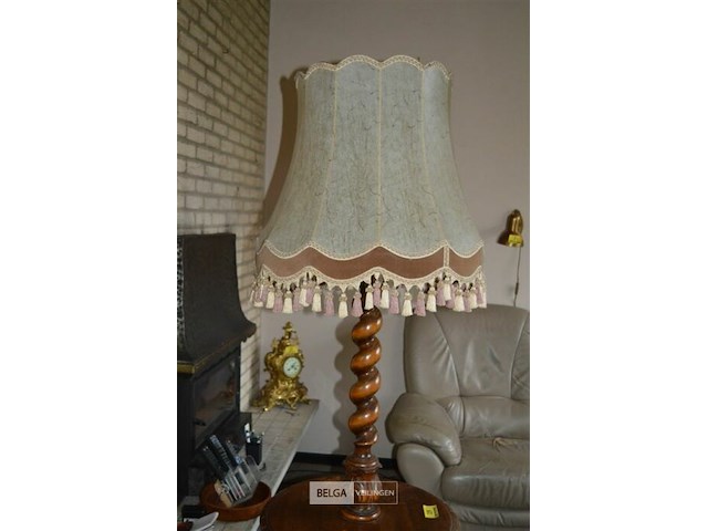 Staanlamp hout - afbeelding 2 van  5