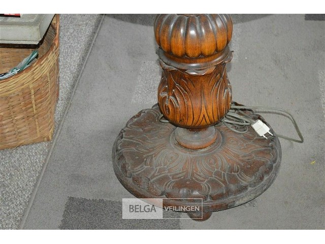 Staanlamp hout - afbeelding 5 van  5