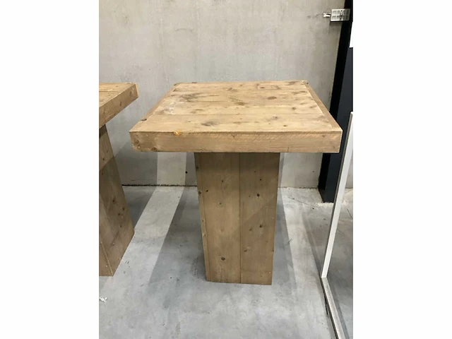 Staantafel steigerhout - afbeelding 2 van  3