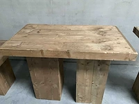 Staantafel steigerhout - afbeelding 2 van  4