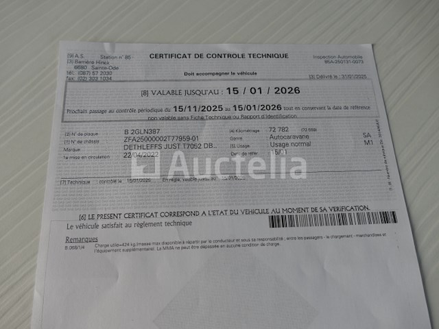 Stacaravan fiat dethleffs just t7052, 90th anniversary series (2022-74.872 km) (vin:zfa25000002t77959) - afbeelding 63 van  92