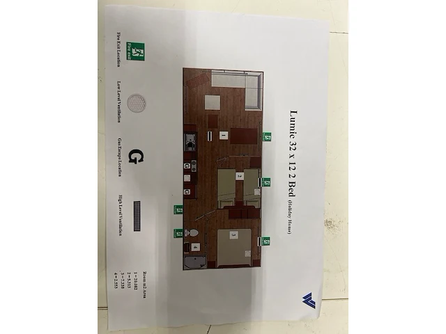 Stacaravan willerey, type lumic 32 x 12 2 bed, 2 slaapkamers, badkamer, gasketel, volledig ingebouwde keuken inclusief meubels, met tuinhuis pvc ketter, waterton - afbeelding 68 van  73