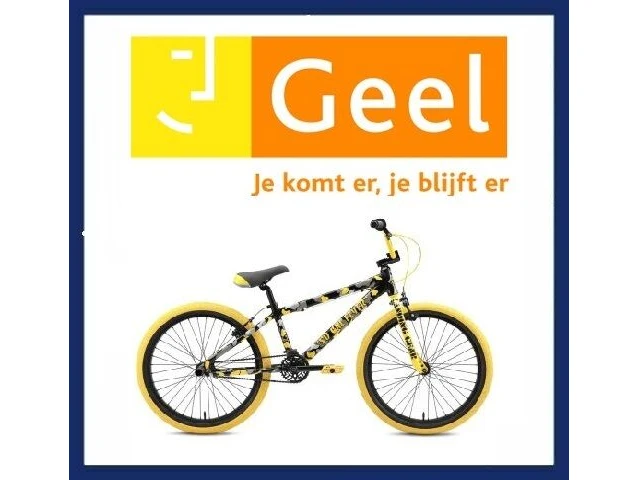 Stad geel - fietsen