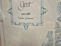 Stadsplan gent 72x107cm - afbeelding 2 van  4