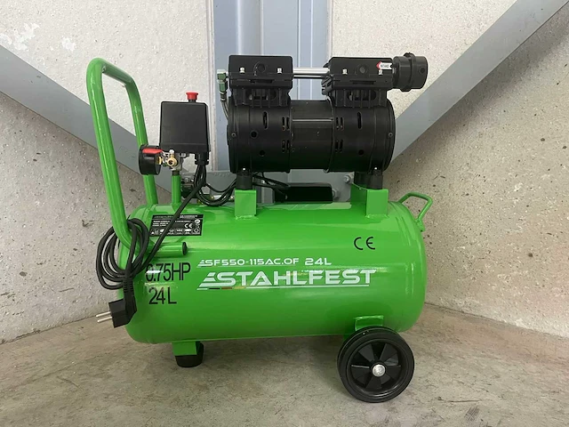 Stahlfest 24 liter olievrije compressor - afbeelding 2 van  9