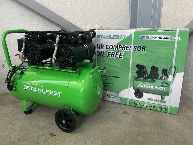 Stahlfest 50 liter olievrije compressor - afbeelding 3 van  11