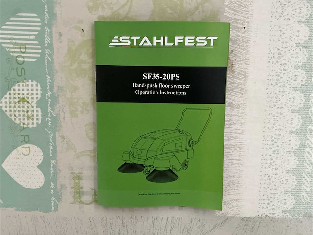 Stahlfest sf35-20ps elektrische veegmachine - afbeelding 6 van  6