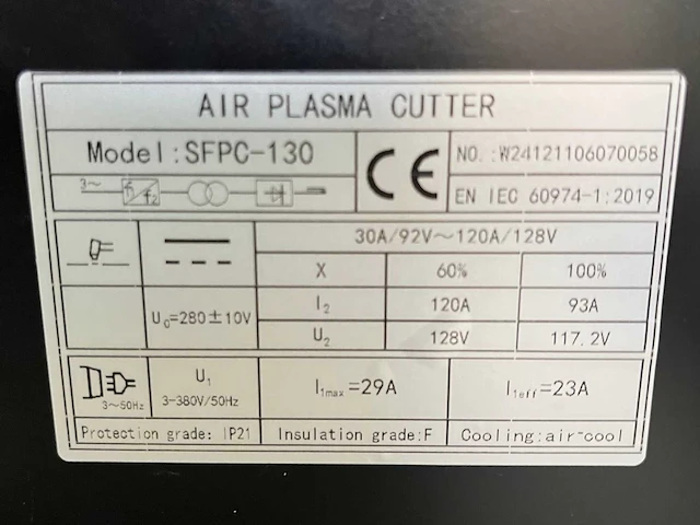 Stahlfest sfpc130 perslucht plasmasnijmachine - afbeelding 10 van  19