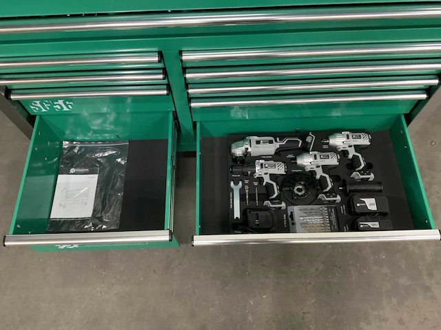 Stahlgruppe - jumbo xxl prof + 4 in 1 set - gereedschapswagen - afbeelding 3 van  15