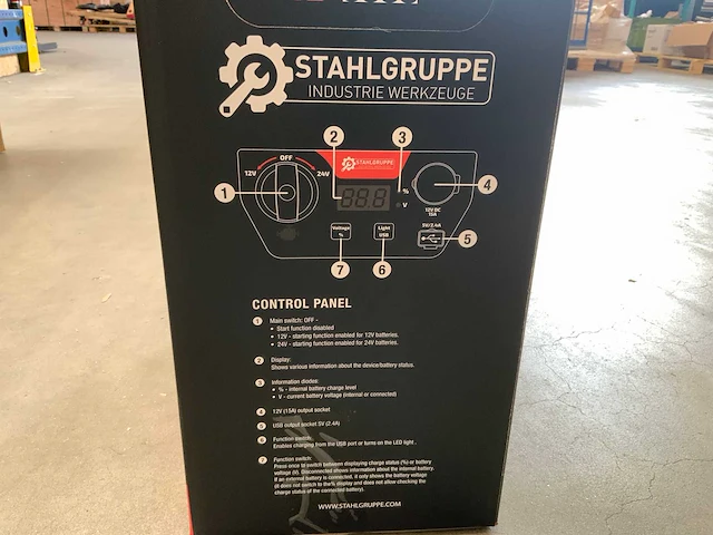 Stahlgruppe - sg5000 - startbooster 12/24v - afbeelding 3 van  13
