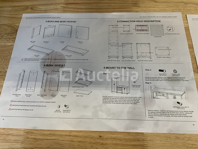 Stahlgruppe gc-01 werkbank met kasten en opbergruimte - afbeelding 6 van  17