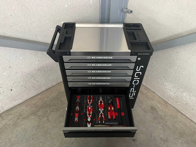 Stahlgruppe sg10-25 gevulde gereedschapswagen - afbeelding 13 van  23