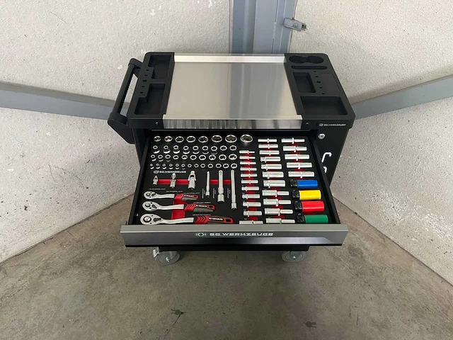 Stahlgruppe sg10-25 gevulde gereedschapswagen - afbeelding 2 van  23