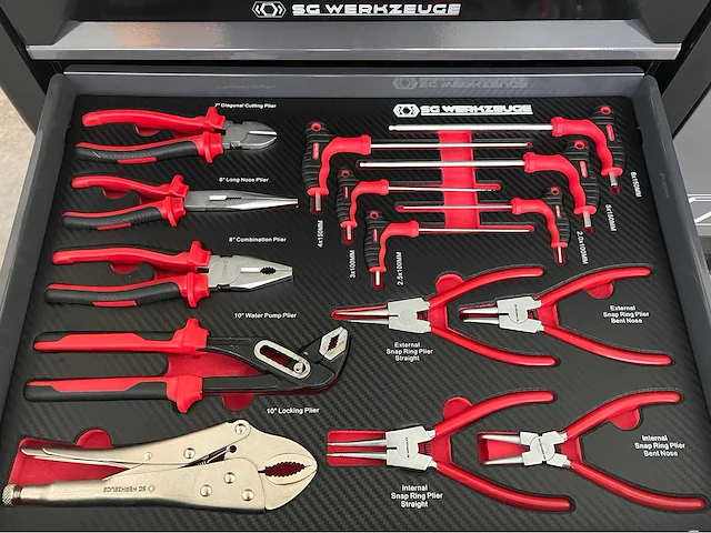 Stahlgruppe sg14-24 gevulde gereedschapswagen - afbeelding 9 van  32