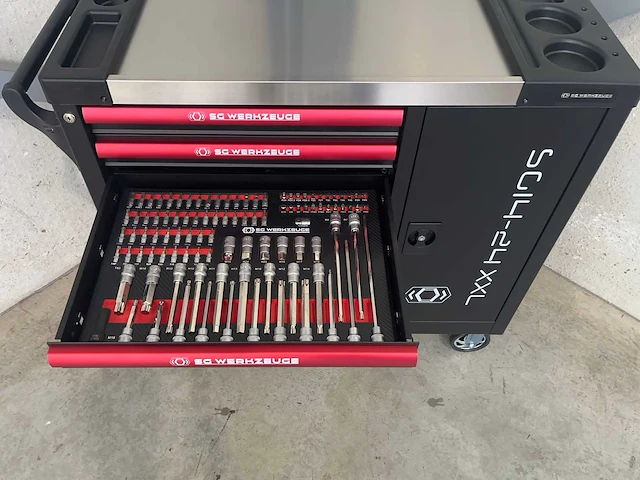 Stahlgruppe sg14-24 xxl gevulde gereedschapswagen - afbeelding 7 van  24