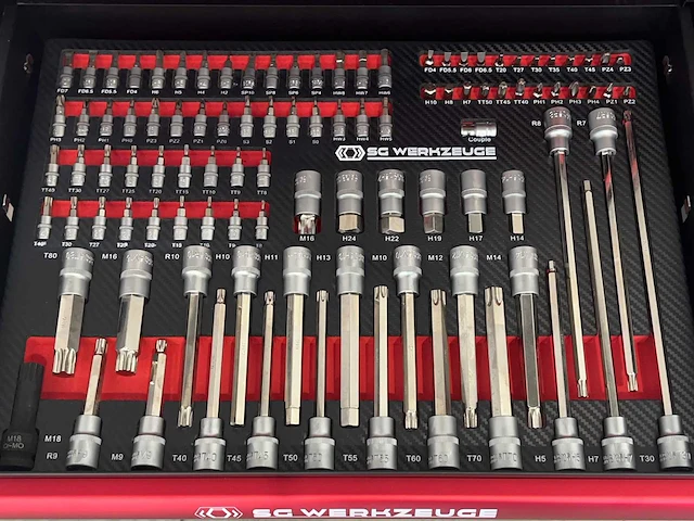 Stahlgruppe sg14-24 xxl gevulde gereedschapswagen - afbeelding 8 van  24