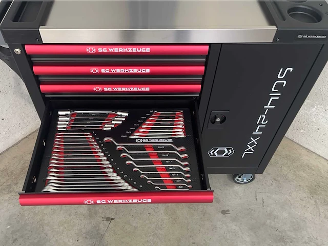 Stahlgruppe sg14-24 xxl gevulde gereedschapswagen - afbeelding 9 van  24