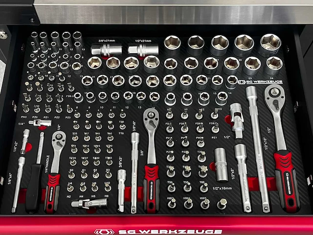 Stahlgruppe sg14-24 xxl gevulde gereedschapswagen - afbeelding 12 van  24