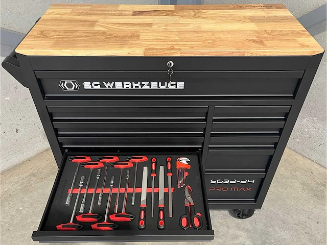 Stahlgruppe sg32-24 gevulde gereedschapswagen - afbeelding 11 van  40