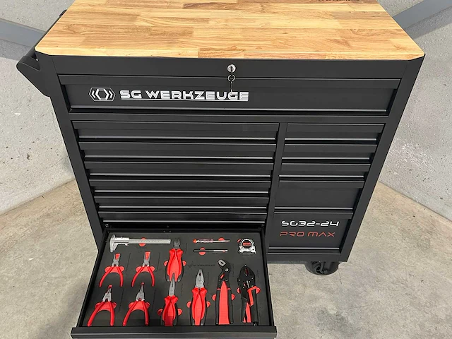 Stahlgruppe sg32-24 gevulde gereedschapswagen - afbeelding 18 van  40