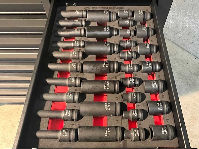 Stahlgruppe sg32-24 gevulde gereedschapswagen - afbeelding 21 van  40