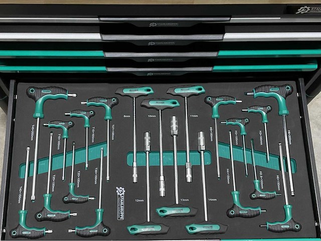 Stahlgruppe sg36 professionele gevulde gereedschapswagen - afbeelding 10 van  24