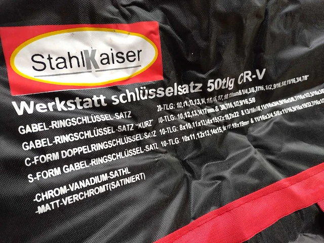 Stahlkaiser - steek- en ringsleutel 50 delig - 2024 - afbeelding 5 van  6