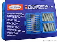 Stahlkaiser bitset 50 delig extra lang, profi - afbeelding 7 van  7