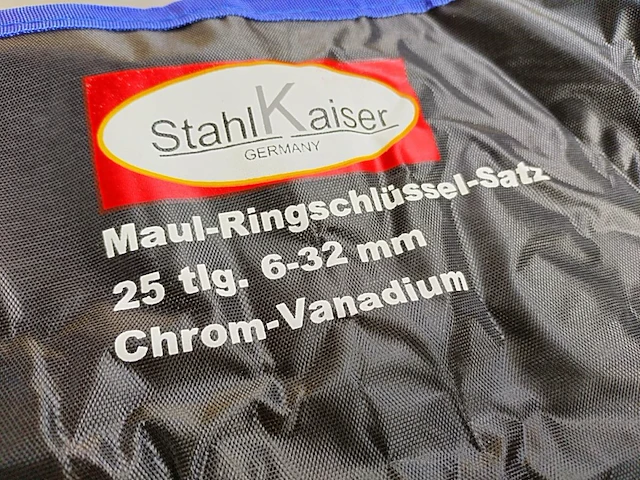 Stahlkaiser ring steeksleutelset 25 delig - afbeelding 5 van  5