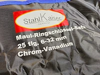 Stahlkaiser ring steeksleutelset 25 delig - afbeelding 5 van  5