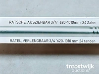 Stahlkaiser zware telescopische ratel 3/4" - afbeelding 5 van  7