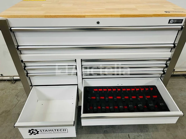 Stahltech 387-delig gereedschapswagen - afbeelding 5 van  23