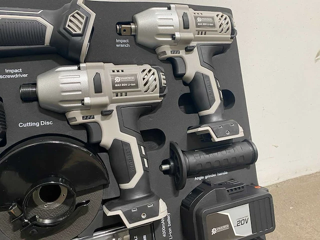 Stahltech 4-delige set accu gereedschappen - afbeelding 8 van  12