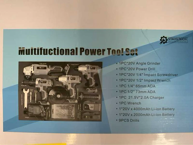 Stahltech 4 in 1 power tool set - afbeelding 9 van  9